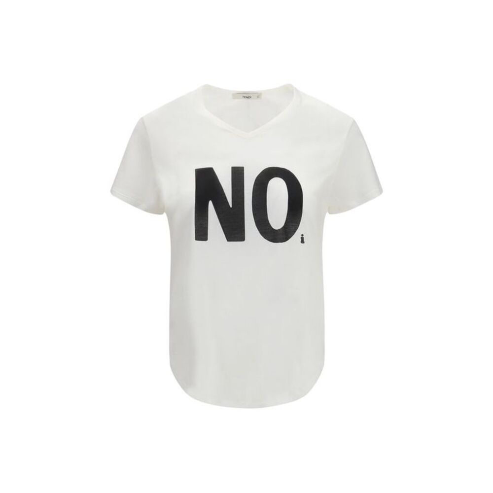 Fendi White Cotton Women's T-Shirt